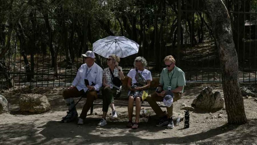 Fermeture partielle de l'Acropole en raison de la canicule en Grèce