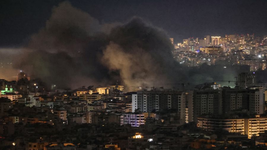 La banlieue sud de Beyrouth sous un déluge de feu