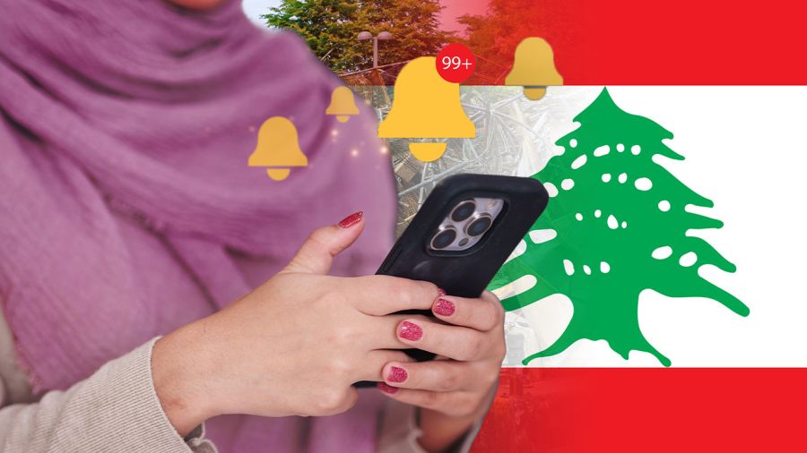 Alertes, écrans, notifications: l’épuisement des Libanais