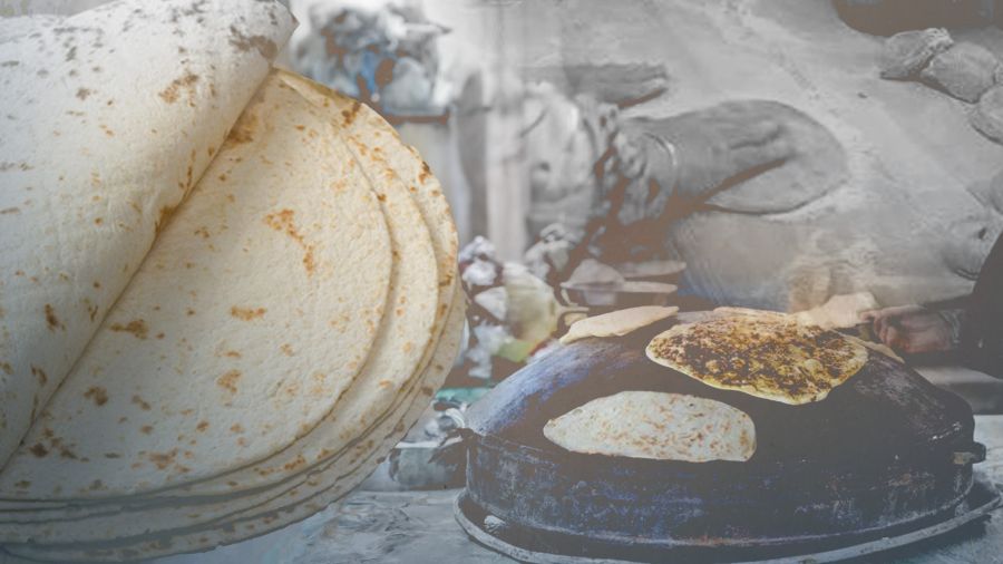 Le saj, le pain au bout des doigts