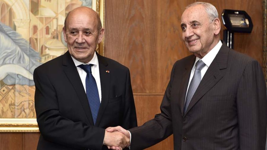 Présidentielle: Le Drian à Beyrouth pour rapprocher les points de vue