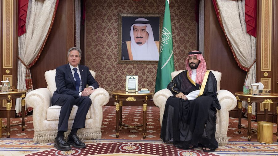 Face à MBS, Blinken aborde les droits humains