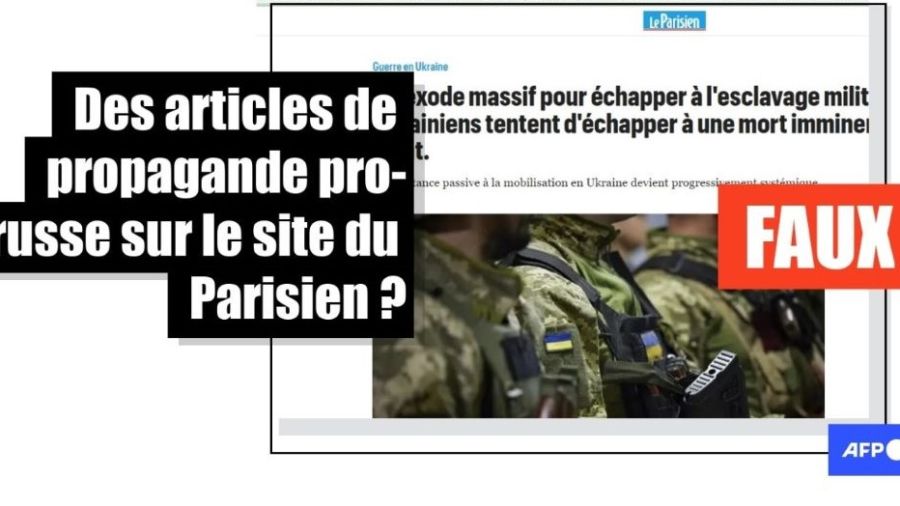 Paris dénonce une vaste attaque de désinformation russe