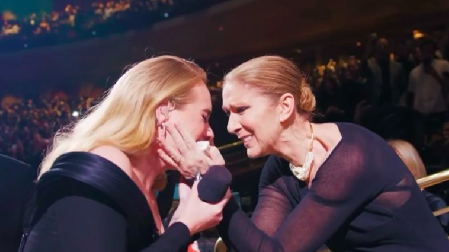 Adèle émue aux larmes par Céline Dion à Las Vegas