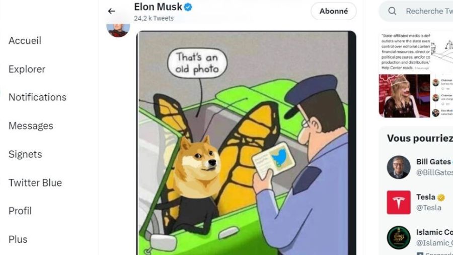 Twitter: Elon Musk troque l'oiseau pour un chien