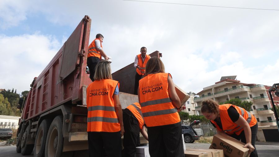 La Fondation CMA CGM et L’Œuvre d’Orient, ensemble pour un deuxième convoi humanitaire vers le Sud-Liban