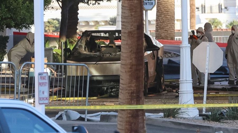 Explosion d'une Tesla à Las Vegas: le suspect, un militaire aux motivations \