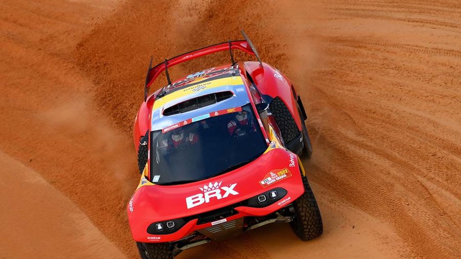 Loeb s'ofre la 2e étape du Dakar 2022, al-Attiyah toujours leader