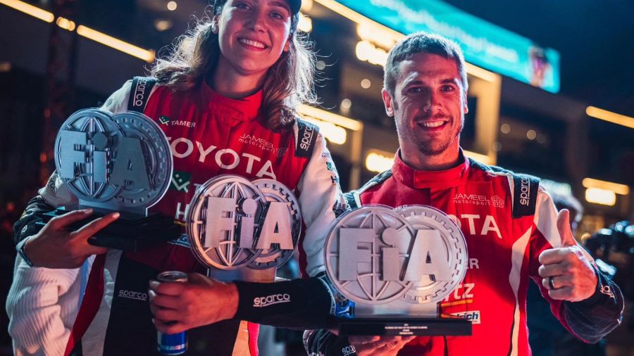 Auto: Dania Akeel écrit l’histoire en remportant la coupe FIA du Baja du Moyen-Orient