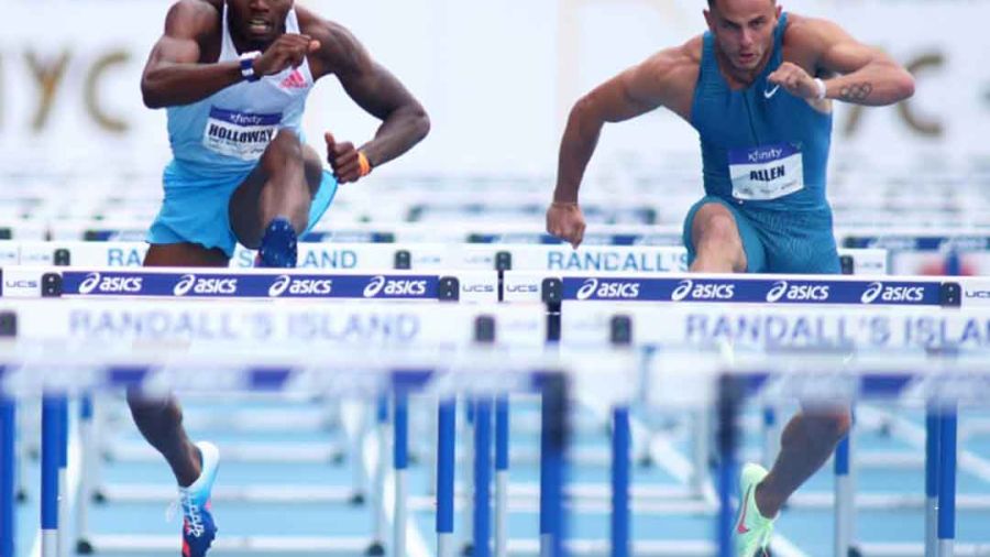 Athlétisme: avant la NFL, Allen multiplie les efforts sur la piste