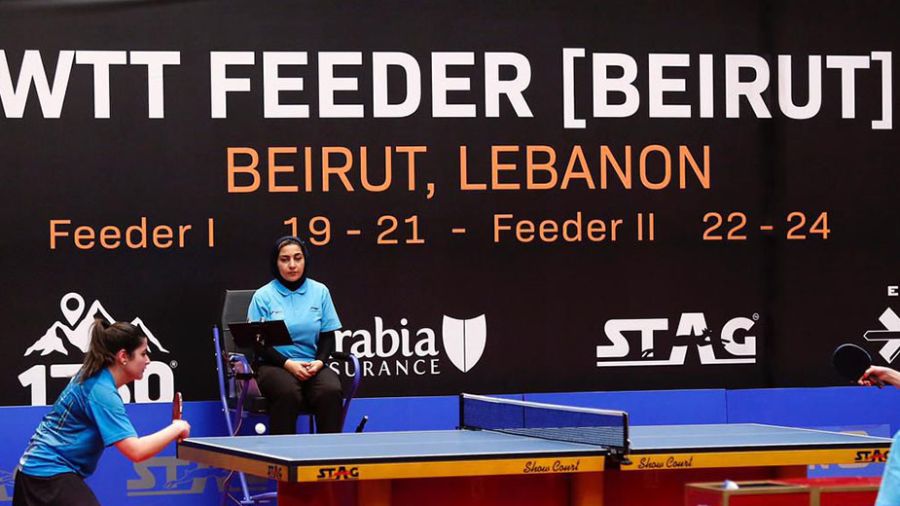 Coup d’envoi du tournoi international de tennis de table de Beyrouth