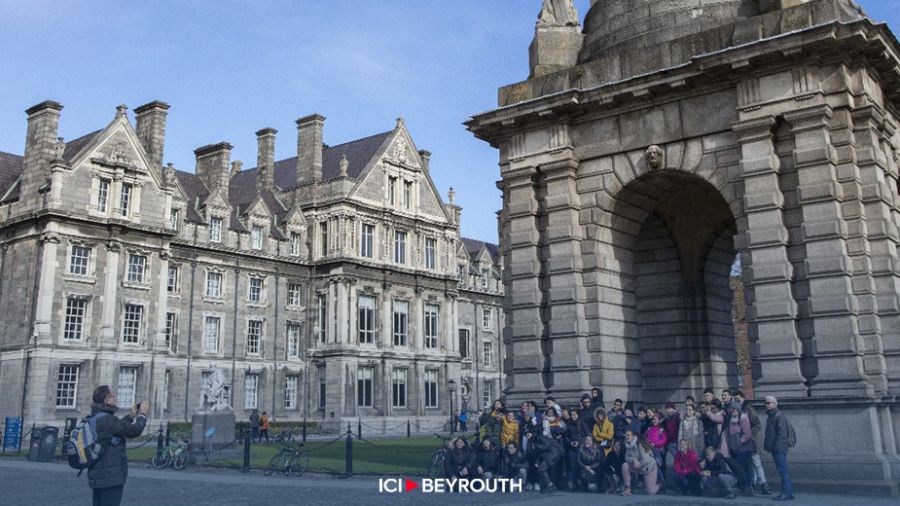 Gaza: des étudiants de Trinity College de Dublin manifestent contre la guerre