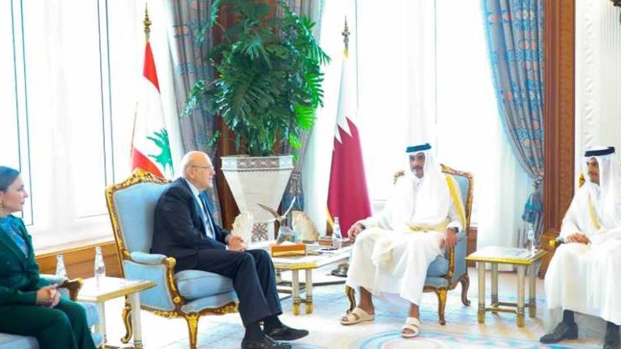 Visite impromptue de Mikati à Doha