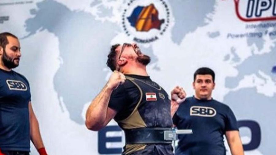 Le Libanais Étienne Chaer pulvérise le record du monde aux Championnats du monde de Powerlifting 