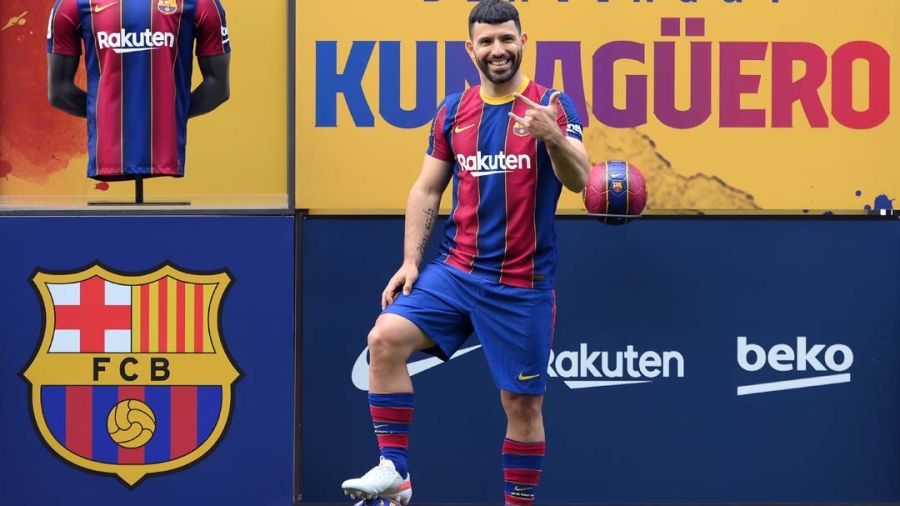Football: des soucis cardiaques mettent Agüero à la retraite