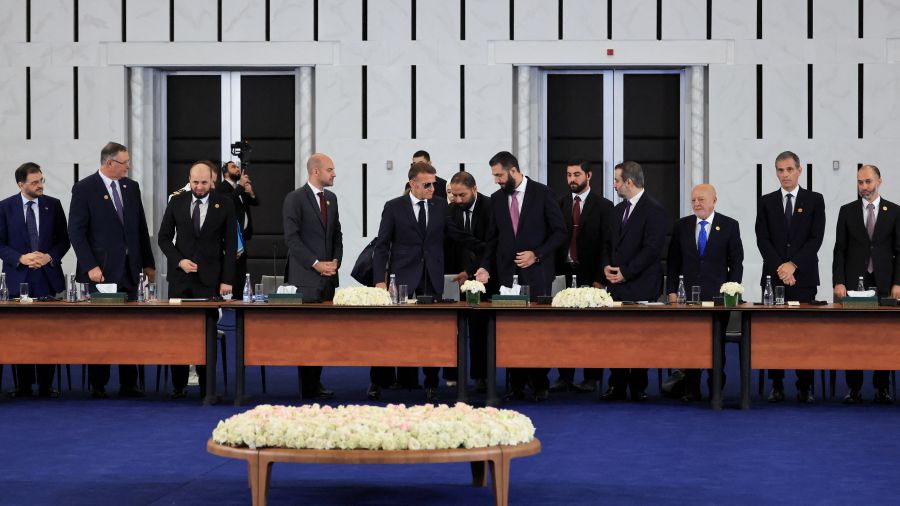 Macron et Chareh vantent un rôle de carrefour énergétique pour la Syrie, malgré le défi sécuritaire