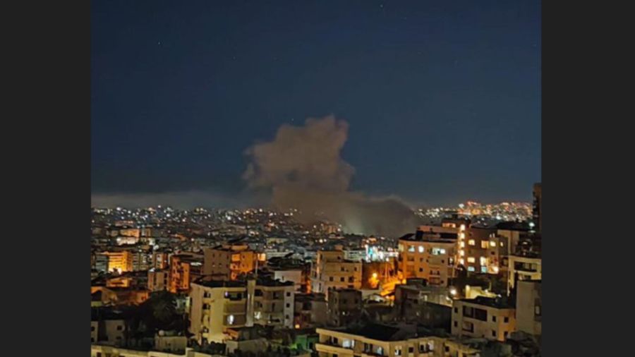 Beyrouth sous les frappes, le Hezbollah appelle à évacuer le nord d’Israël