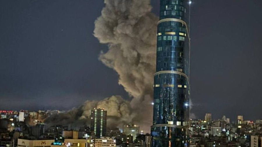 Violents bombardements israéliens sur le centre de Beyrouth