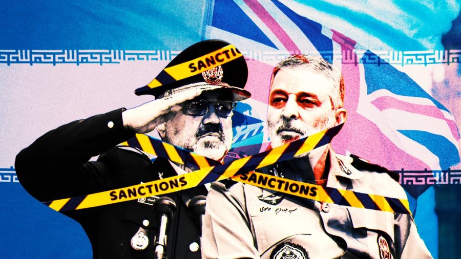 Le Royaume-Uni sanctionne des chefs militaires iraniens
