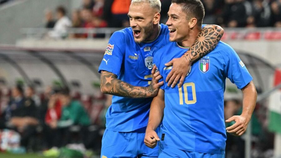 Ligue des nations: l'Italie se console en rejoignant la finale à quatre