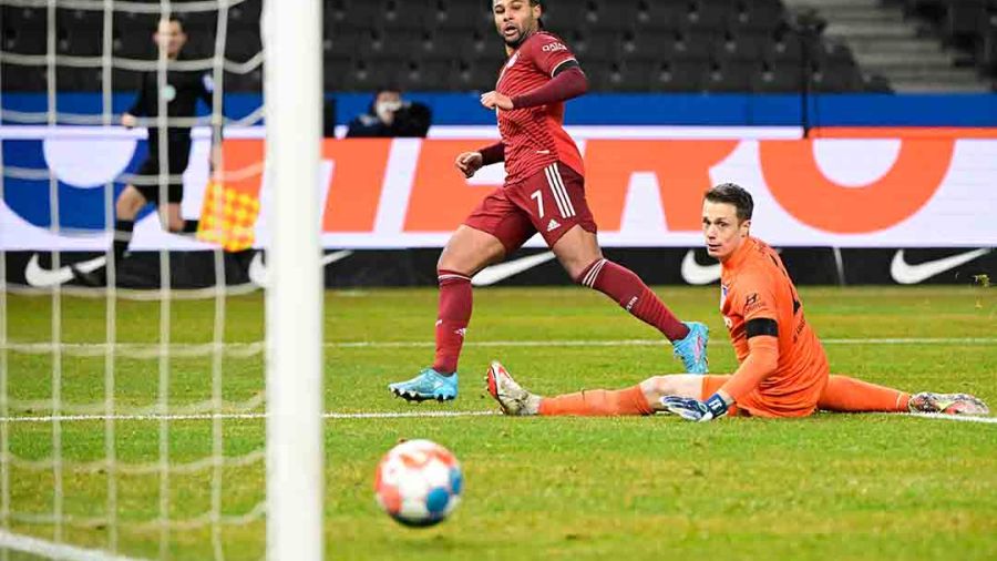 Le Bayern balaye le Hertha et garde six points d'avance