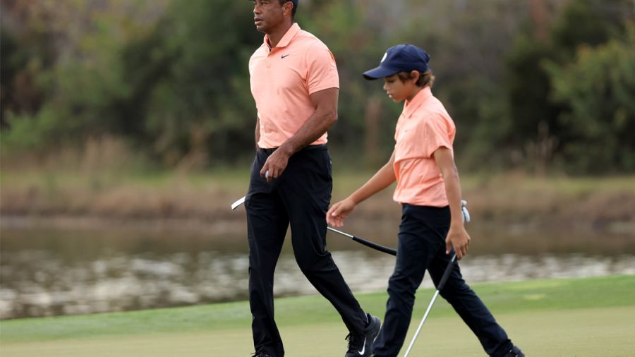 Golf: Woods a pris du \