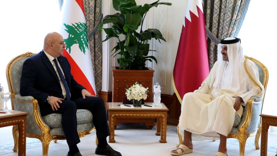 Joseph Aoun à Doha: soutien qatari renouvelé