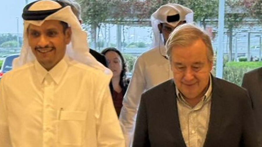Guterres salue l’initiative qatarie pour la libération des otages