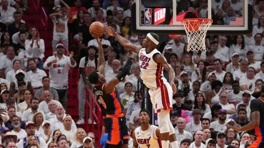 NBA: les Lakers et le Heat entrevoient les finales de conférences