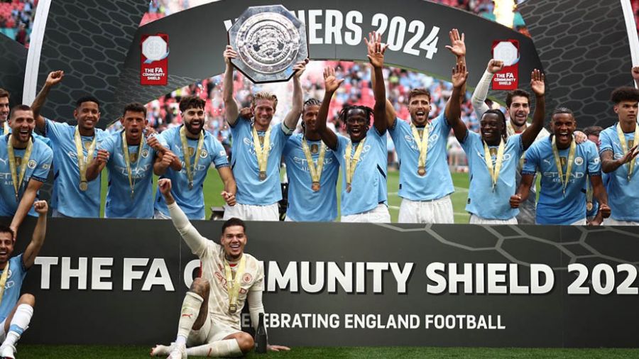 Manchester City remporte le Community Shield aux tirs aux but contre Manchester United