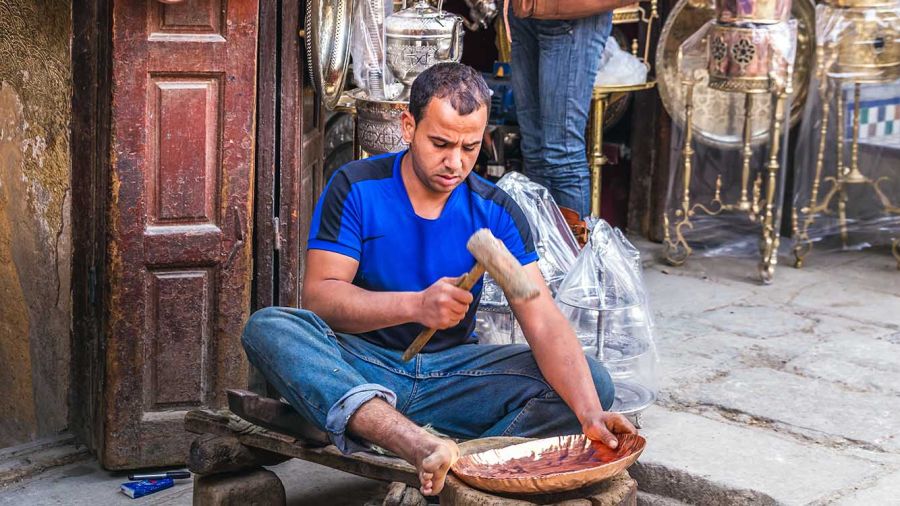 Tripoli, le cuivre au rythme du marteau