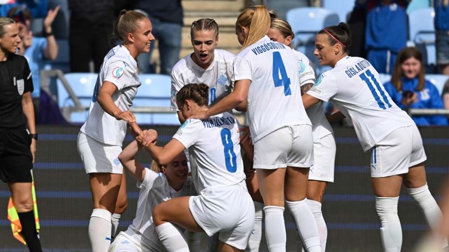 Euro féminin: l'Islande et ses mères footballeuses, une rareté
