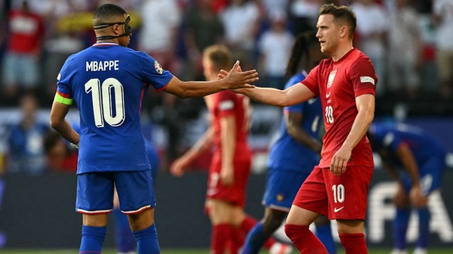 Euro-2024: des Bleus maladroits tenus en échec par la Pologne