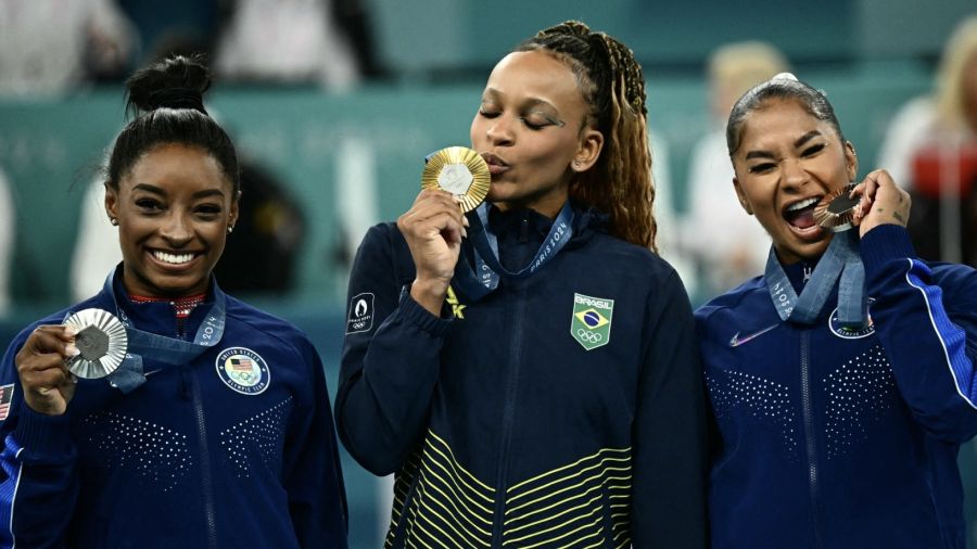 JO-2024: la gymnaste américaine Jordan Chiles juge \