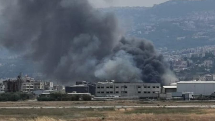 Incendie à Khaldé