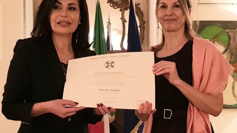 May el-Khalil dans l’Ordre de l’Étoile d’Italie