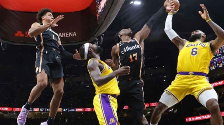 NBA: James fête son anniversaire avec 47 points, les Lakers régalent