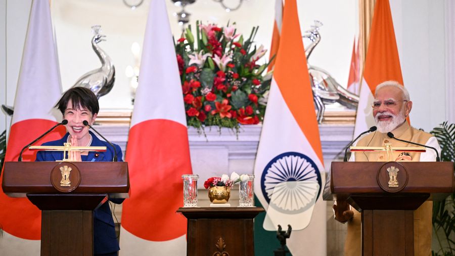 La coopération entre le Japon et l'Inde ne doit pas «viser» la Chine, avertit Pékin