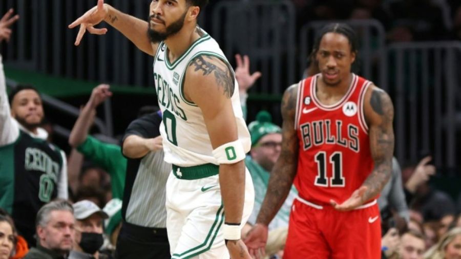 NBA: Tatum brille et les Celtics sont premiers de la ligue