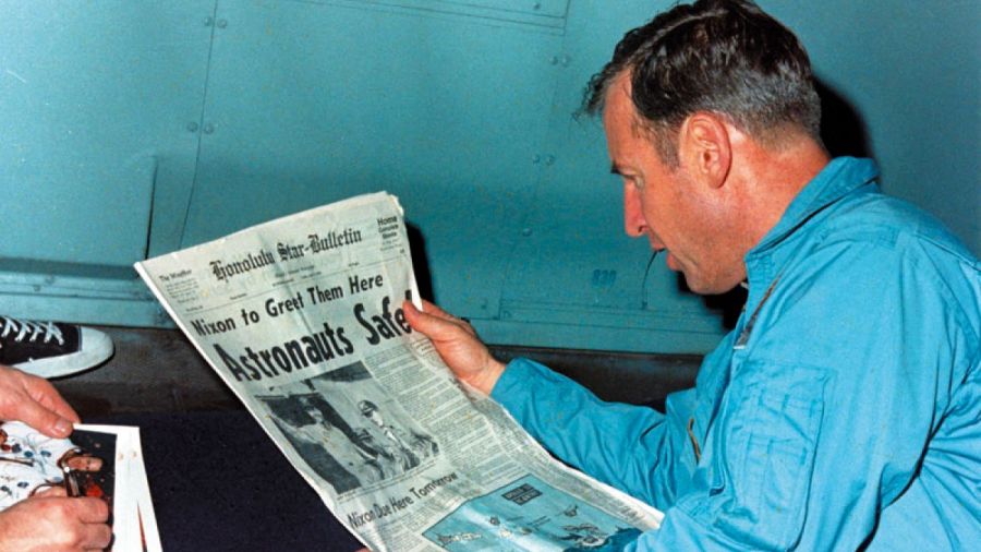 L'astronaute américain Jim Lovell, commandant de la mission Apollo 13, est mort
