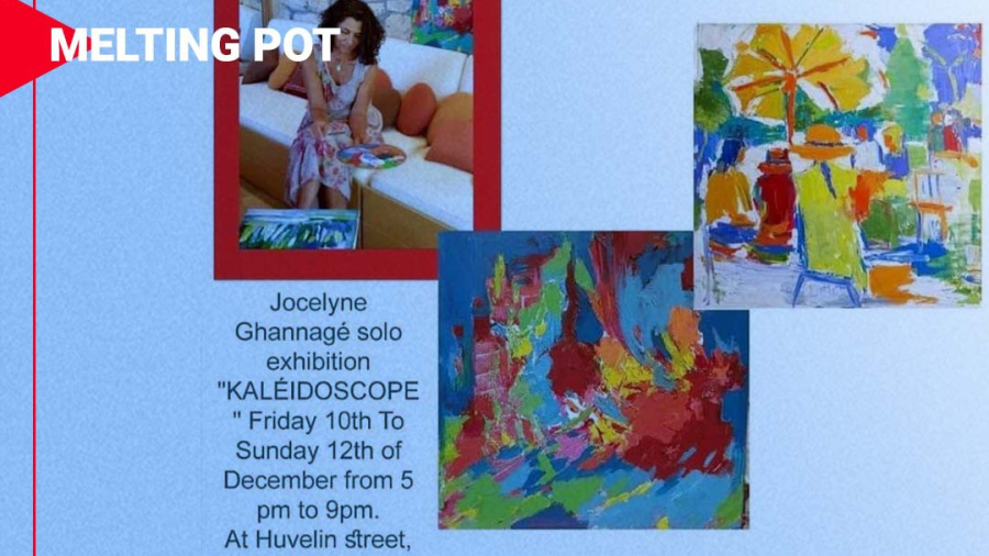 «Kaléidoscope» ou l’expo en solo aux mille couleurs de Jocelyne Ghannagé