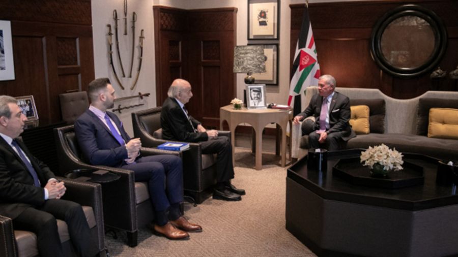 Joumblatt reçu par la roi Abdallah II de Jordanie