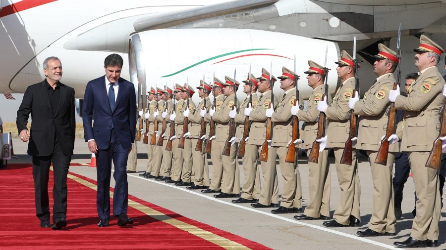 Le président iranien en visite au Kurdistan irakien