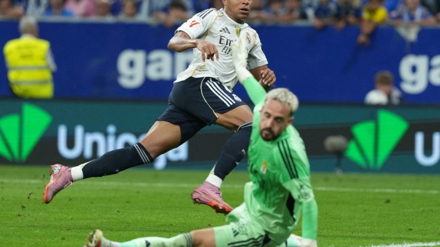 Mbappé porte encore le Real Madrid à Oviedo, Villarreal nouveau leader