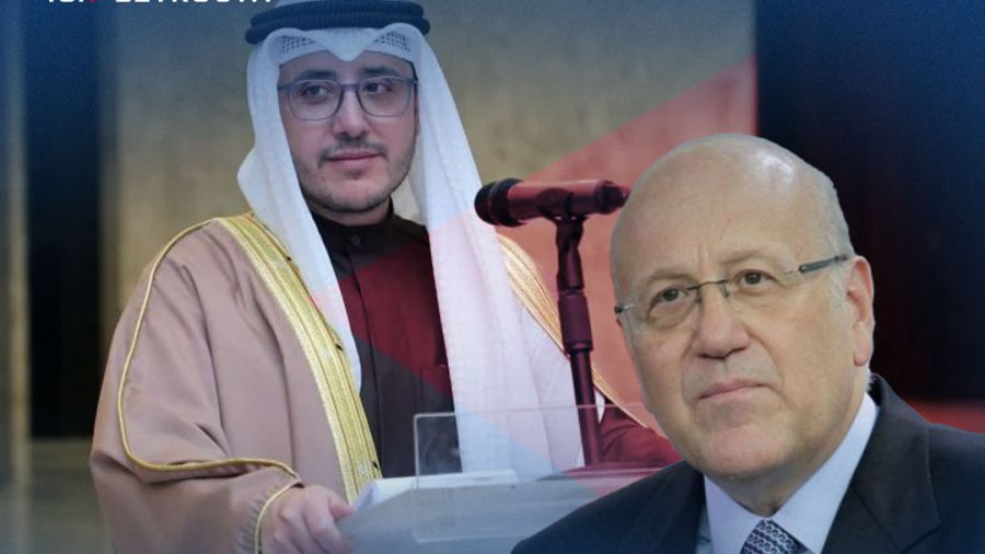 Le ministre koweïtien des AE renouvelle à Mikati l'appui de son pays au Liban