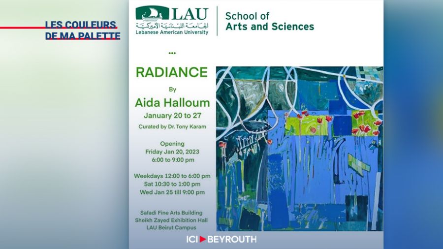 Le rayonnement de couleurs de Aida Halloum