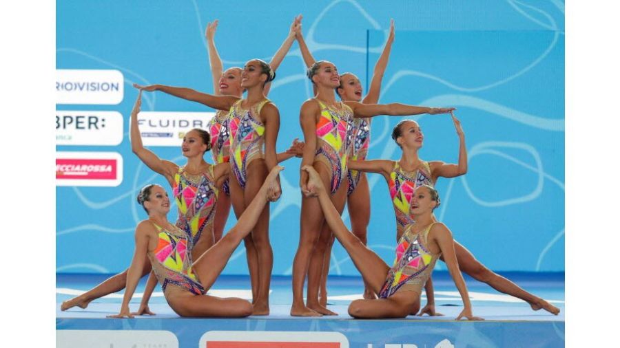 Natation artistique: les Françaises en bronze