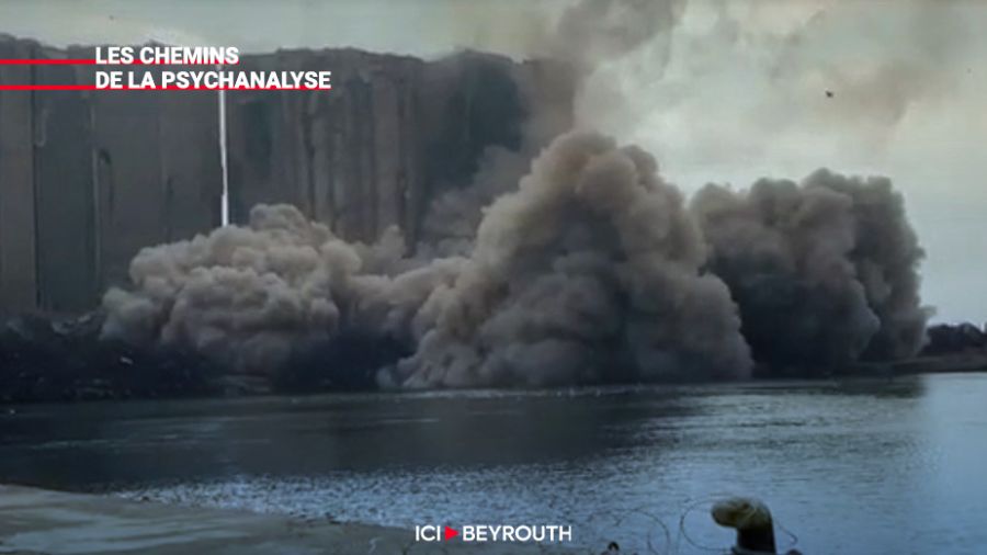 L’effondrement hautement symbolique des silos du port de Beyrouth