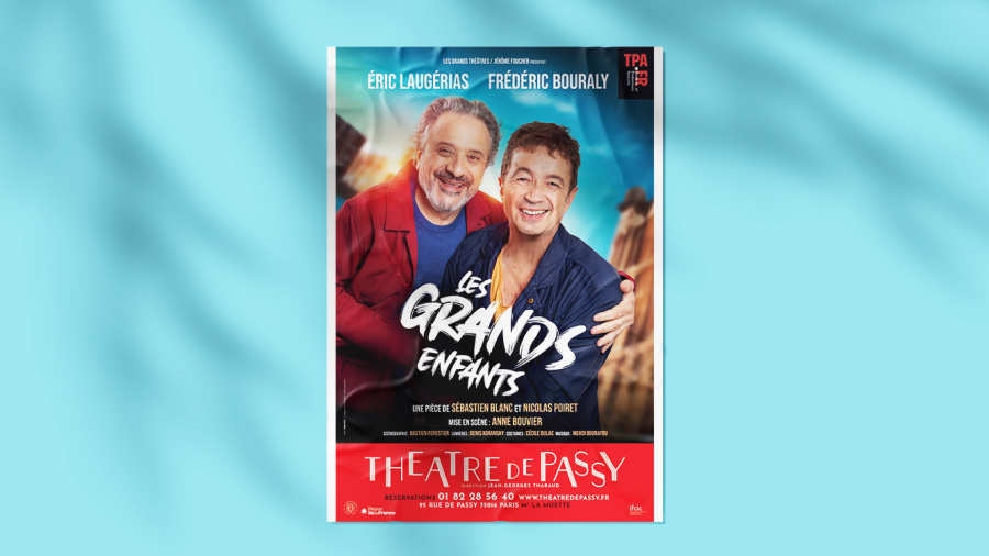 Au Théâtre de Passy, Bouraly et Laugérias, beaux-pères mais éternels «grands enfants»
