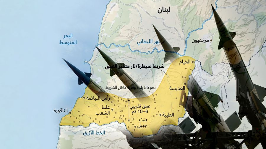 La «Ligne jaune» s’étend à 55 villages et repousse le Hezbollah
